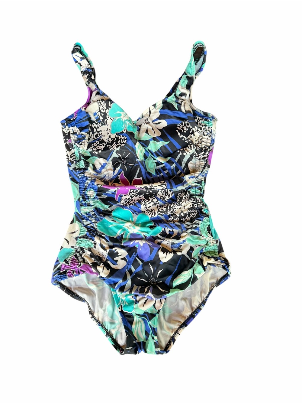 Late 80s/90s Rose Marie Reid Maillot Style One-Piece Swimsuit‎
